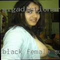 Black female swinger white