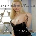 Women truck